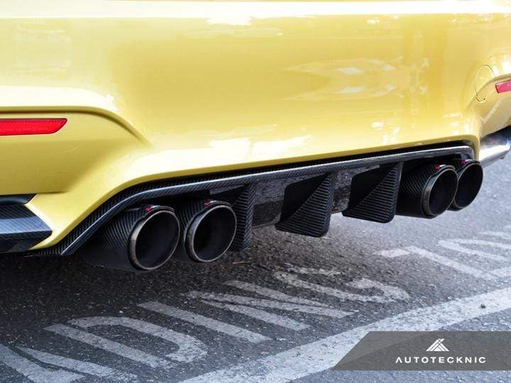 AutoTecknic Dry Carbon Extended-Fin Competition Rear Diffuser | BMW F80 M3 | BMW F82/F83 M4