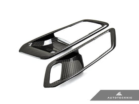 Autotecknic G8X M3 / M4 Dry Carbon Interior Door Handle Trim Set - 0