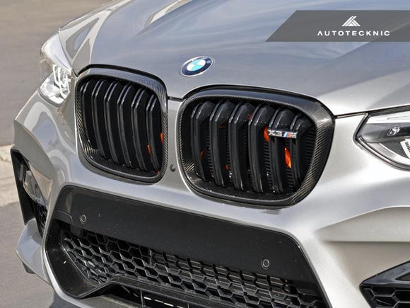 AutoTecknic Replacement Dry Carbon Grille Surrounds - BMW / G01 X3 / G02 X4