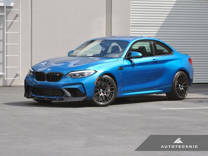 AutoTecknic Dry Carbon Fiber Center Front Lip - BMW / F87 M2 Competition