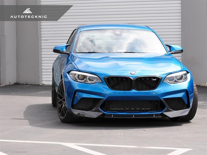 AutoTecknic Dry Carbon Fiber Center Front Lip - BMW / F87 M2 Competition