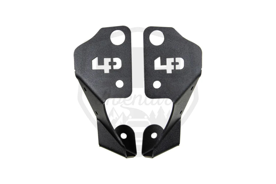 LP Aventure 2023+ Mazda CX-50 Hood light brackets - Powder Coated (Pair) - 0