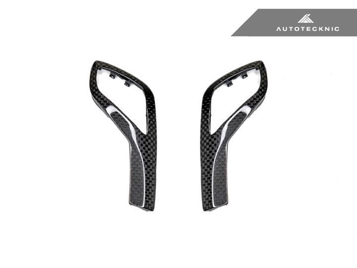 AutoTecknic Carbon Fiber Gear Selector Side Trims | BMW G1X 8-Series