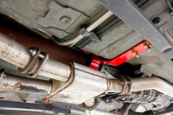 BMR 79-03 Fox Mustang Driveshaft Safety Loop - Red - 0