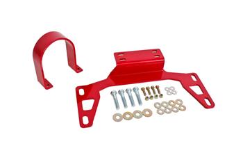 BMR 11-14 S197 Mustang Front Driveshaft Safety Loop - Red