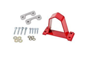 BMR 16-17 6th Gen Camaro Front Driveshaft Safety Loop - Red