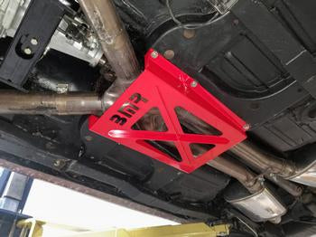 BMR 67-69 1st Gen F-Body Convertible Only Driveshaft Tunnel Brace - Red