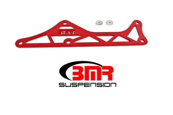 BMR 16-17 6th Gen Camaro Aluminum Driveshaft Tunnel Brace - Red