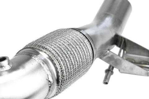 Bull-X MK7 GTI/Golf R/ 8V A3/S3 "EGO-X" Cast 200-Cell Catted Downpipe - 0