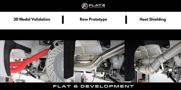 Flat 6 Motorsports Over Axle Pipes - OAP (718 GT4 / Spyder / GTS 4.0)