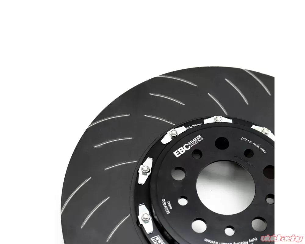 EBC Racing 11-21 Jeep Grand Cherokee 6.4L / 2018+ Dodge Durango SRT 2 Piece SG Racing Front Rotors