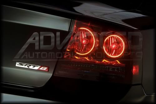 Oracle Dodge Charger 09-10 LED Tail Light Halo Kit - Red SEE WARRANTY