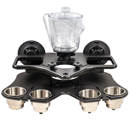 SeaSucker Double Decker Party Barge Portable Bar - Black