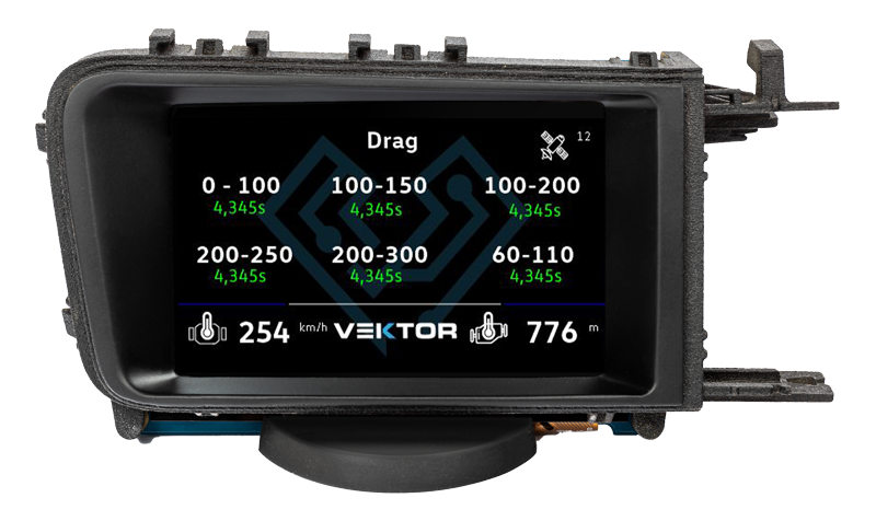Vektor Technik Digital Data Display Gauge For VW MK7 GTI & Golf R (Switch)