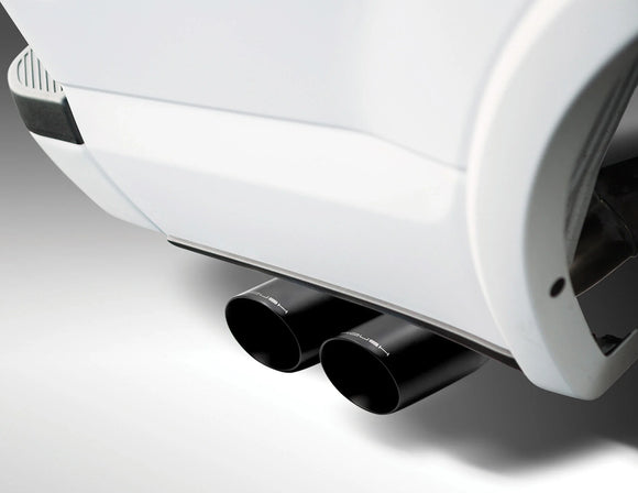 Roush 21-24 Ford F-150 5.0L 4in Black Exhaust Y Tip Kit