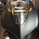 New Rage Cycles 13-15 Ducati 899 Panigale Mirror Block Off Turn Signals-1