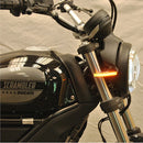 New Rage Cycles 15+ Ducati Scrambler Cafe Racer/Sixty2/Desert Sled Front Turn Signals w/Load EQ-1