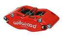 WILWOOD Caliper-DynaPro Radial-Red 1.50" Pistons, .81" Disc-1