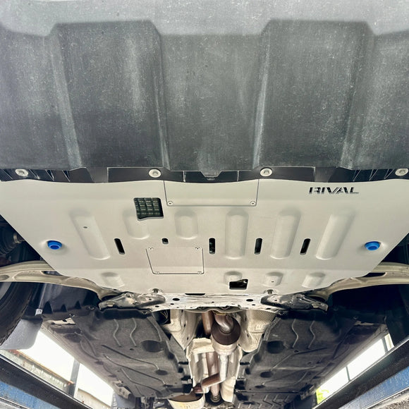 RIVAL Aluminum Engine Skid Plate 2023-2024 Ford Maverick Tremor | 2021-2022 Ford Bronco Sport With Metal Oil Pan | 2021-2025 Ford Bronco Sport Badlands