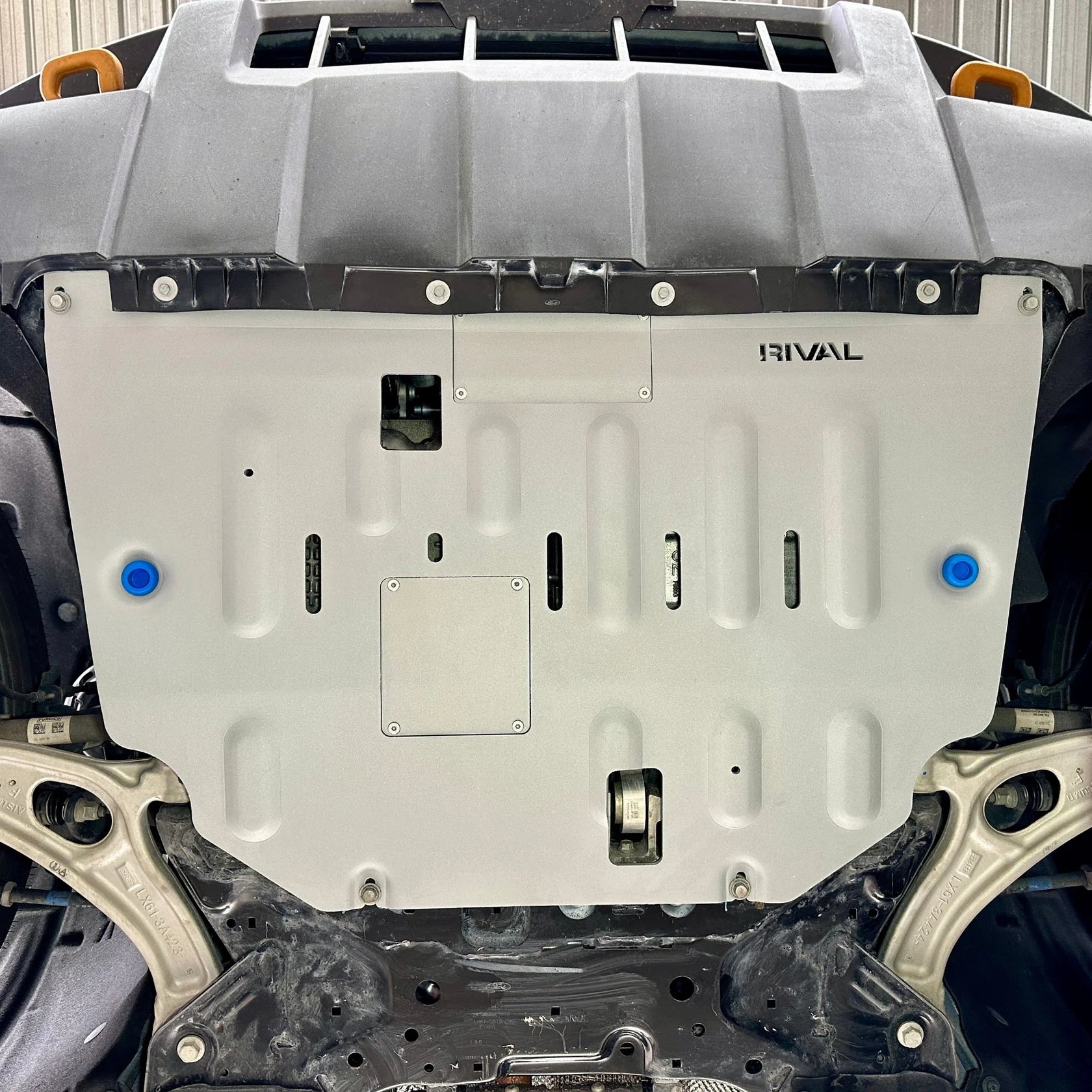 RIVAL Aluminum Engine Skid Plate 2023-2024 Ford Maverick Tremor | 2021-2022 Ford Bronco Sport With Metal Oil Pan | 2021-2025 Ford Bronco Sport Badlands - 0