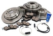 BMW Brake Kit - Zimmermann/Akebono 34116767061KTFR3