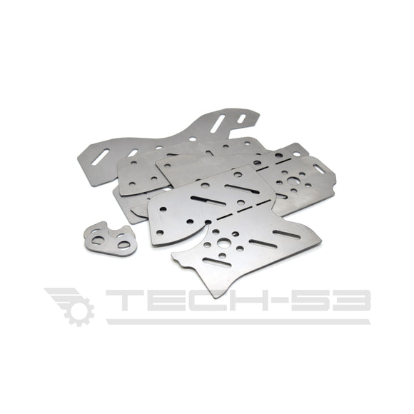 BMW E46 Subframe Reinforcement Plates ( Wide Style )