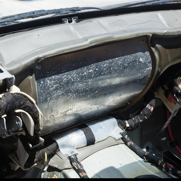 ALUMINUM FIREWALL PANEL, BLOWER DELETE - E46