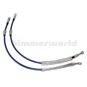 E46 M3 PFC Z34 Insulated Rear V2 Stainless Steel Brake Line