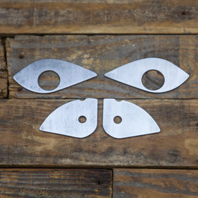 REINFORCEMENT PLATES, FRONT SUBFRAME & ENGINE MOUNT - E46