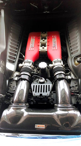 Ferrari 458 carbon fiber cold air intake - 0