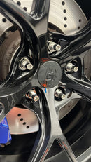 Wheel Mate Titanium Wheel Stud Conversion (Raw Ti) - M14x1.25 to M14x1.5 - 74mm - 60deg Lug Nut-6