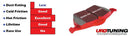 Front | EBC RedStuff Ceramic Race Brake Pads | Mk7 Golf | GTi | Audi A3 | TT (312 | 288mm)-5