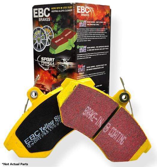 Front | EBC YellowStuff Track Brake Pads | 340mm Mk7 GTi PP | Golf R | Audi S3