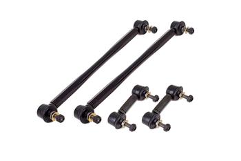 BMR 10-11 5th Gen Camaro Front and Rear Sway Bar End Link Kit - Black