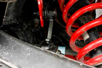 BMR 10-11 5th Gen Camaro Rear Sway Bar End Link Kit - Black