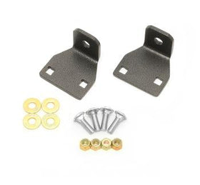 BMR 10-11 5th Gen Camaro Rear Lower Control Arm End Link Mounting Brace - Black Hammertone