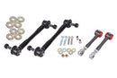 BMR 16-17 6th Gen Camaro Front and Rear Sway Bar End Link Kit - Black Hammertone-1