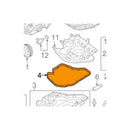 VW Engine Oil Pan Gasket - Elring 06K103649H-4