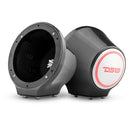 DS18 6.5in Marine And Powersports Universal Flat Mount Speaker Pod RGB LED Lights- Carbon Fiber-1