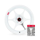 Enkei PF06 - 15x8 / 4x100 / ET25 / 67 CB - White Machined-2