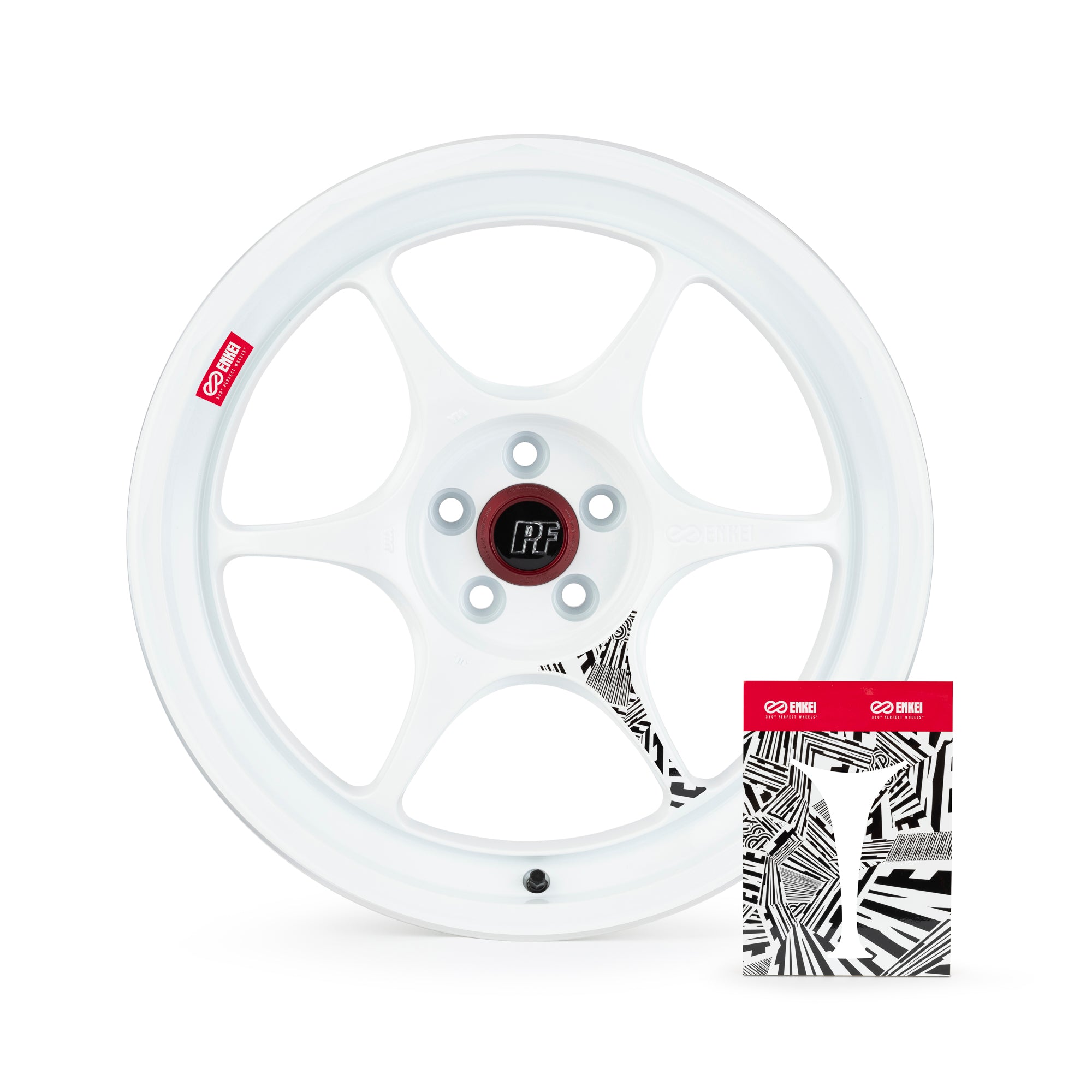 Enkei PF06 - 15x8 / 4x100 / ET25 / 67 CB - White Machined