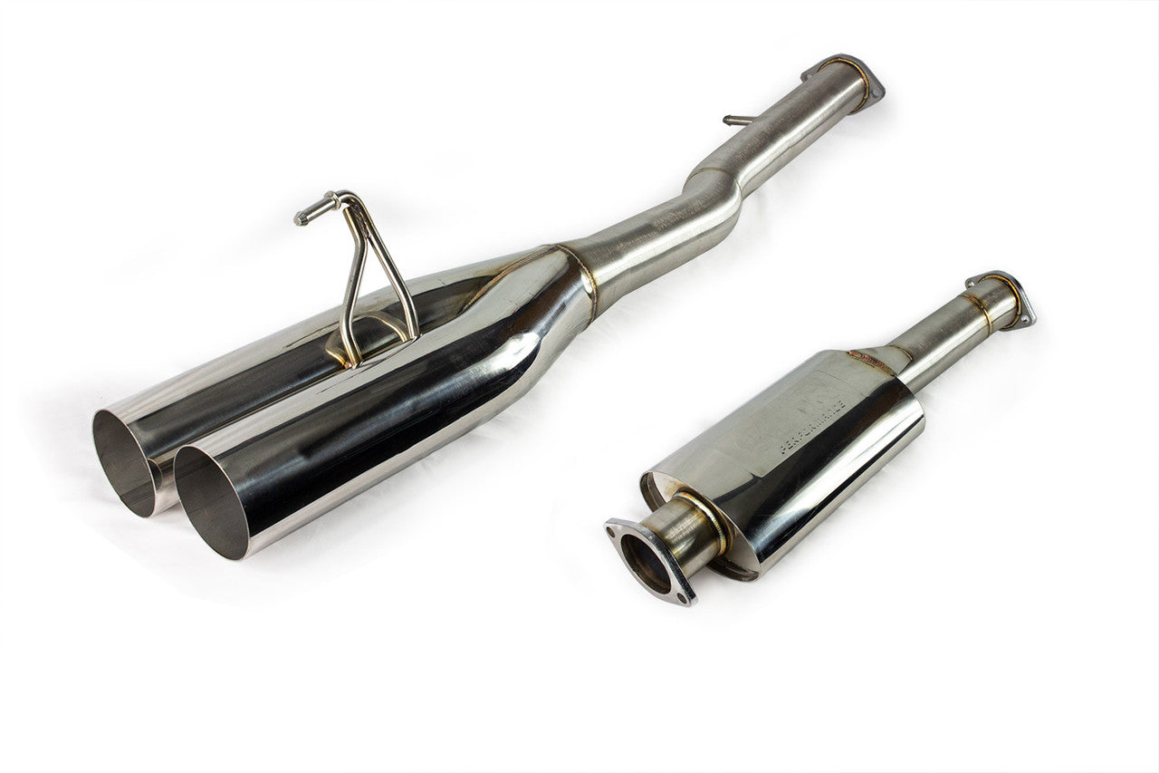 ISR Performance EP Straight Pipes Dual Tip Exhaust 4in Nissan 350Z