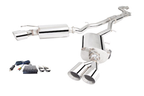 Xforce Chevrolet Camaro Gen 6 2L Turbo Cat-back Exhaust System with Varex Valved Muffler