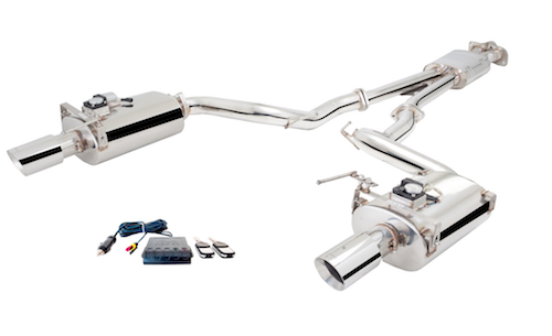Xforce Ford Mustang S550 Varex Valved Twin 2.5" Catback System