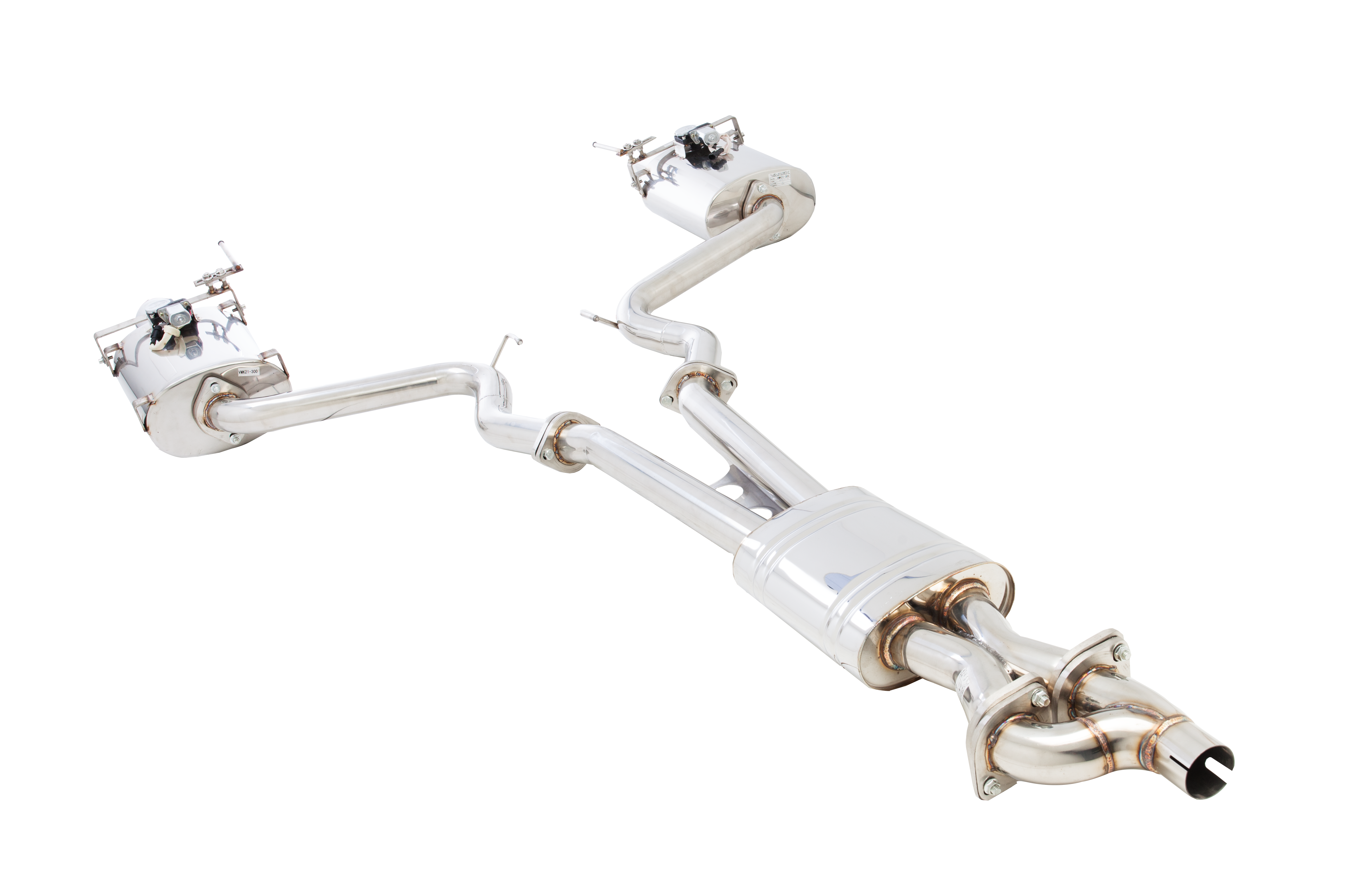 Xforce Ford Mustang S550 Varex Valved Twin 2.5" Catback System - 0
