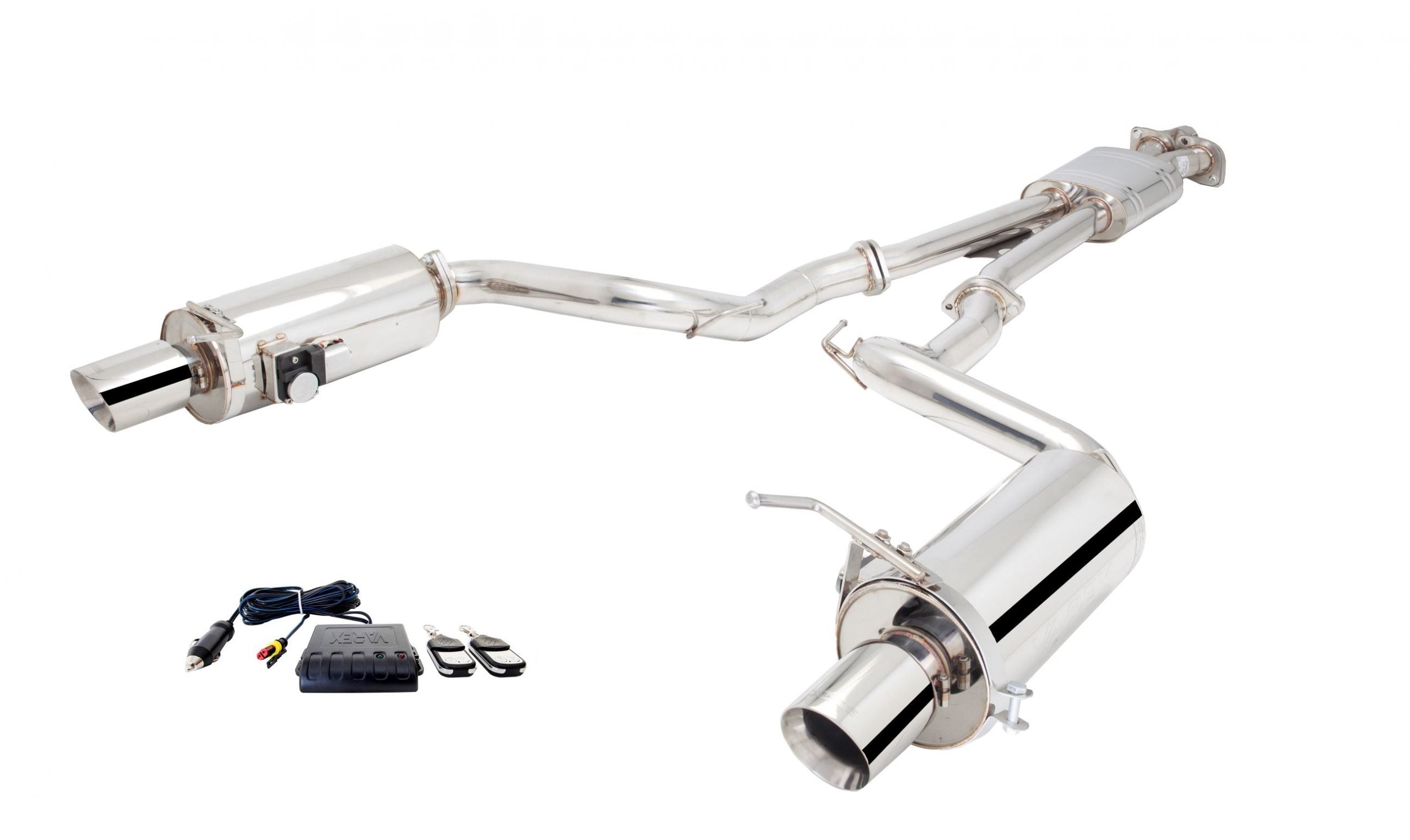 Xforce Ford Mustang S550 Varex Valved Twin 2.5" Louder Cat back System