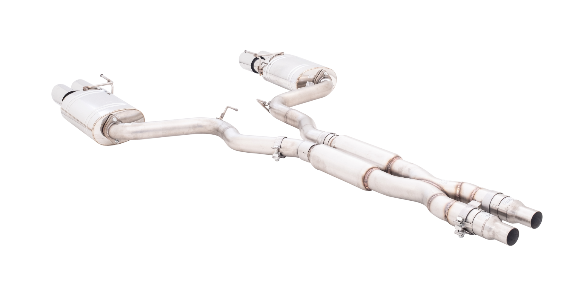 Xforce Ford S550 Mustang GT FN Twin 3Inch Performance Cat Back Exhaust - 0