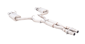 Xforce Ford S550 Mustang GT FN Twin 3Inch Performance Cat Back Exhaust - 0