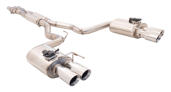 Xforce Ford S550 Mustang GT FN Varex Valved Twin 3Inch Cat Back Exhaust