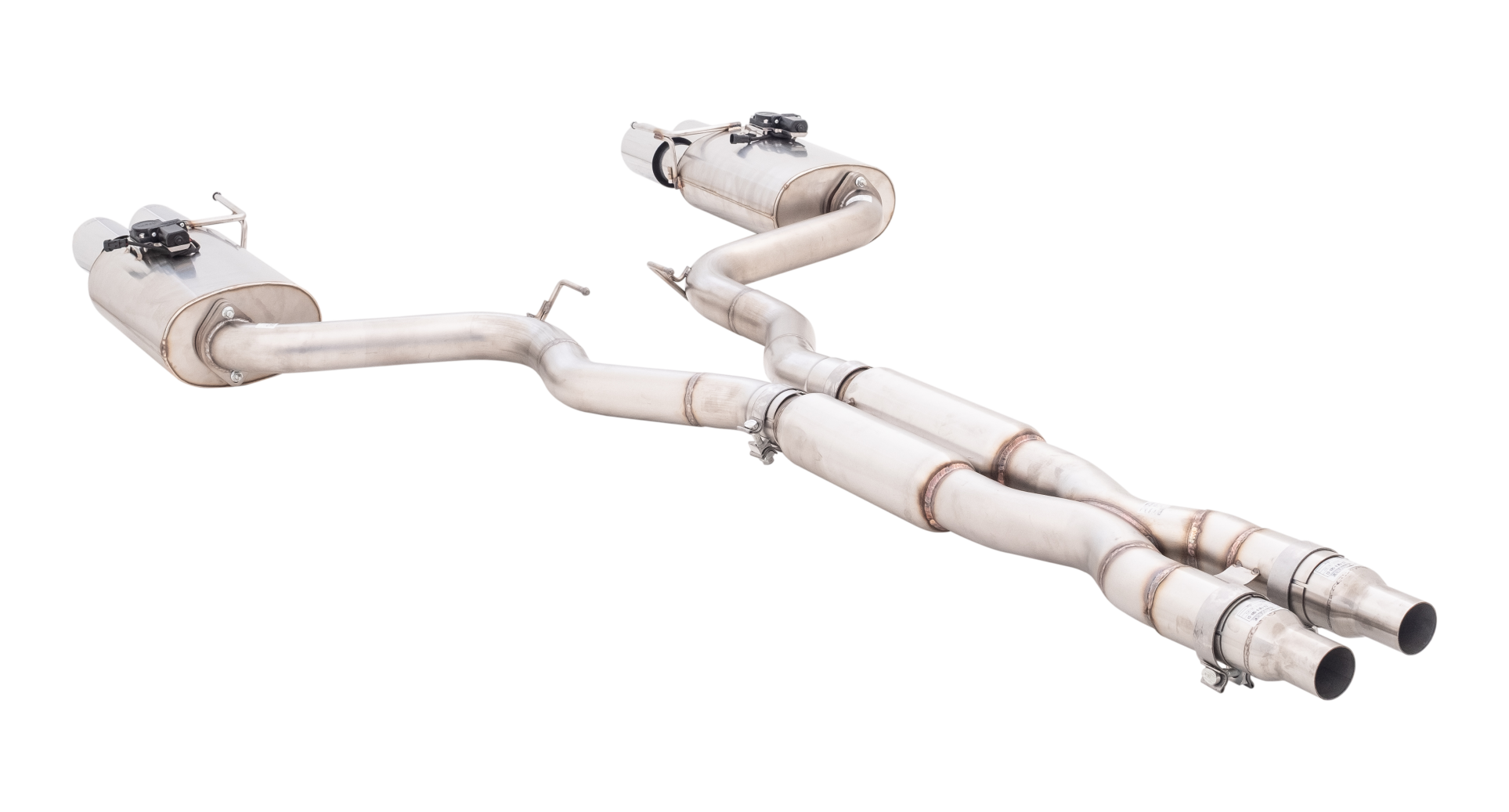 Xforce Ford S550 Mustang FN Twin 2.5Inch Varex Valved Cat Back Exhaust - 0
